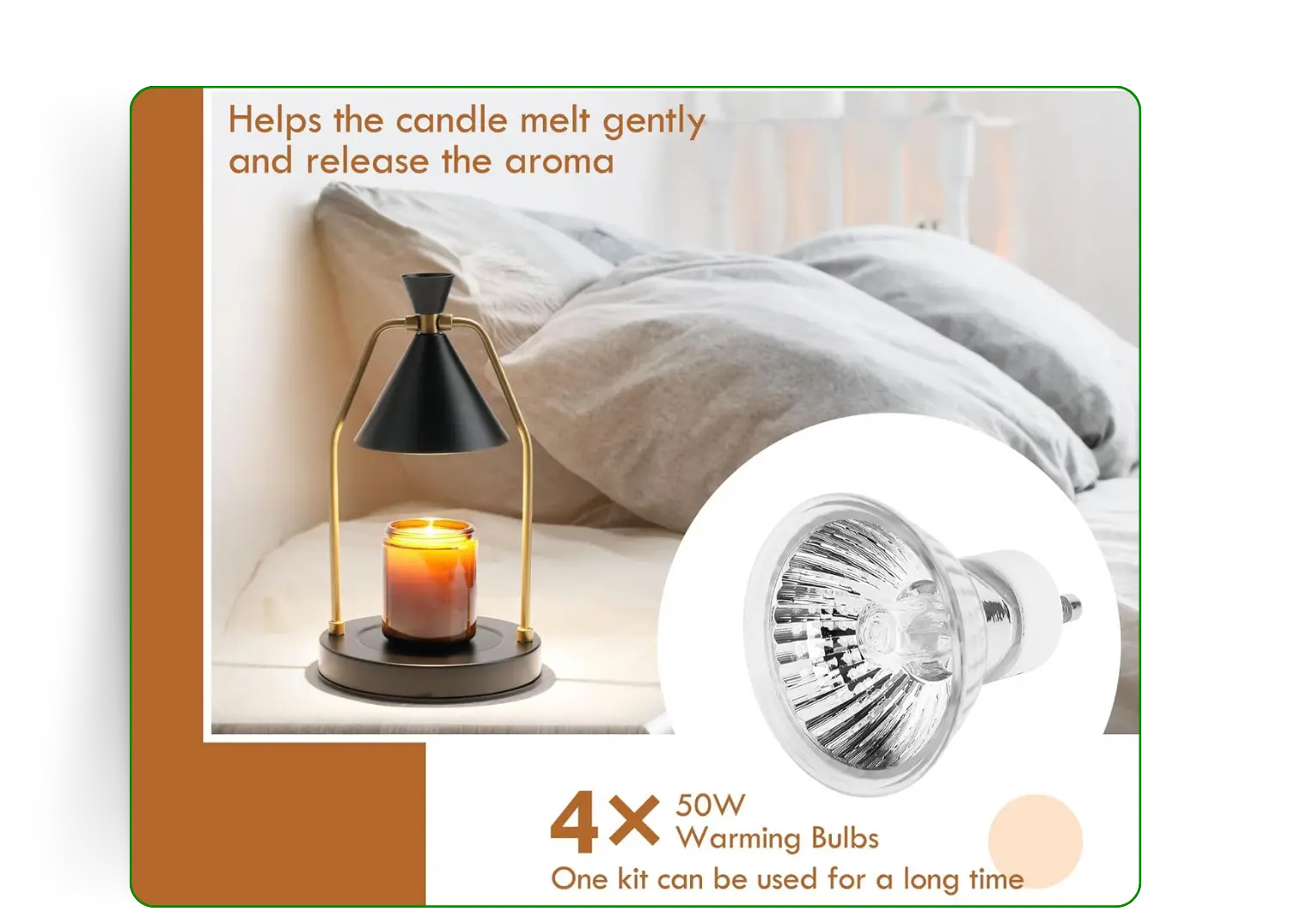 50 watt dimmable candle warmer lamp