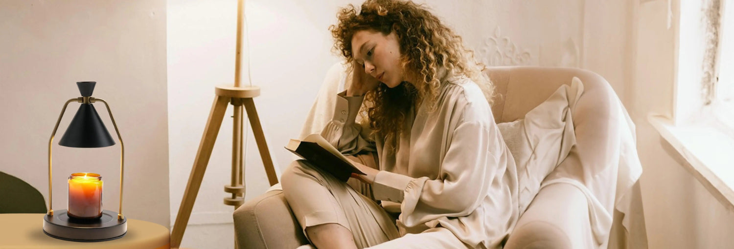 Dimmable candle warmer lamp with dimmer and timer store banner 2