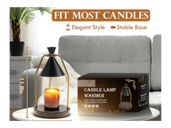 electric dimmable candle warmer lamp wth timer and free bulb