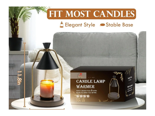 electric dimmable candle warmer lamp wth timer and free bulb