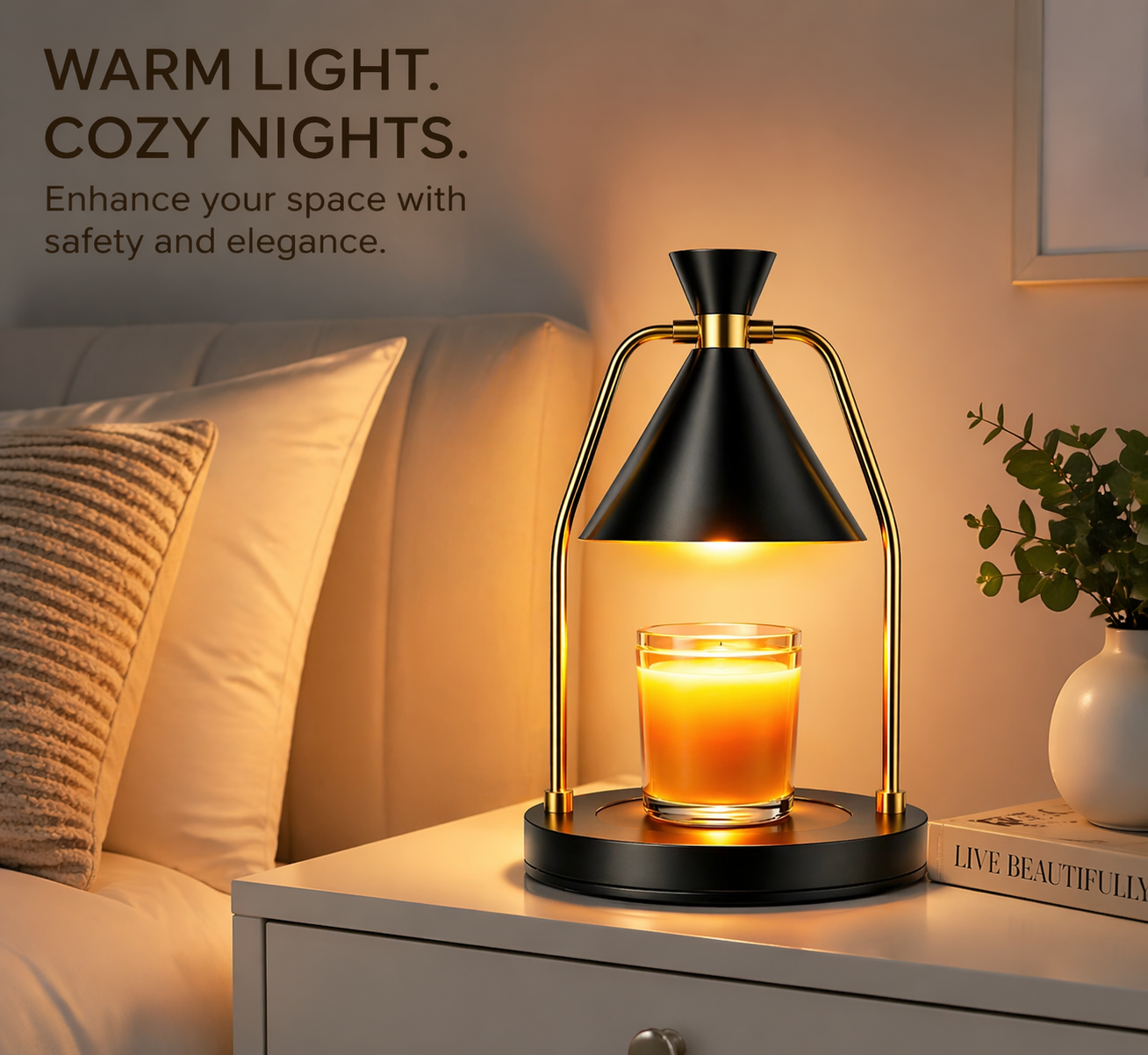 Candle Warmer Lamp – Flame-Free & Safe | Mighty T Accessories